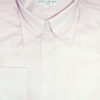 Button Down Collar Shirt - Pink & White Stripe - 100% Cotton