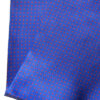 Silk Handkerchief - Blue & Red Pin Dot  - 100% Silk