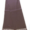 Silk Scarves - Brown & Tan Pin Dot