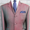 3 Button Mohair Suit - AW-Purple 67% Superfine Wool 33% Kid Mohair