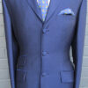 3 Button Mohair Suit - Electric Blue 67% Superfine Wool 33% Kid Mohair