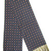 Silk Scarves - Navy Blue Paisley