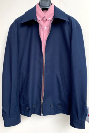 Fully Lined Zip Front Jacket, Button Cuff, Side Adjusters in 35% Cotton 65% Polyester