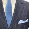100% Silk Knitted Tie - Plain Sky Blue