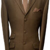3 Button Single Breasted Suit - Conker - 100% Superfine Wool