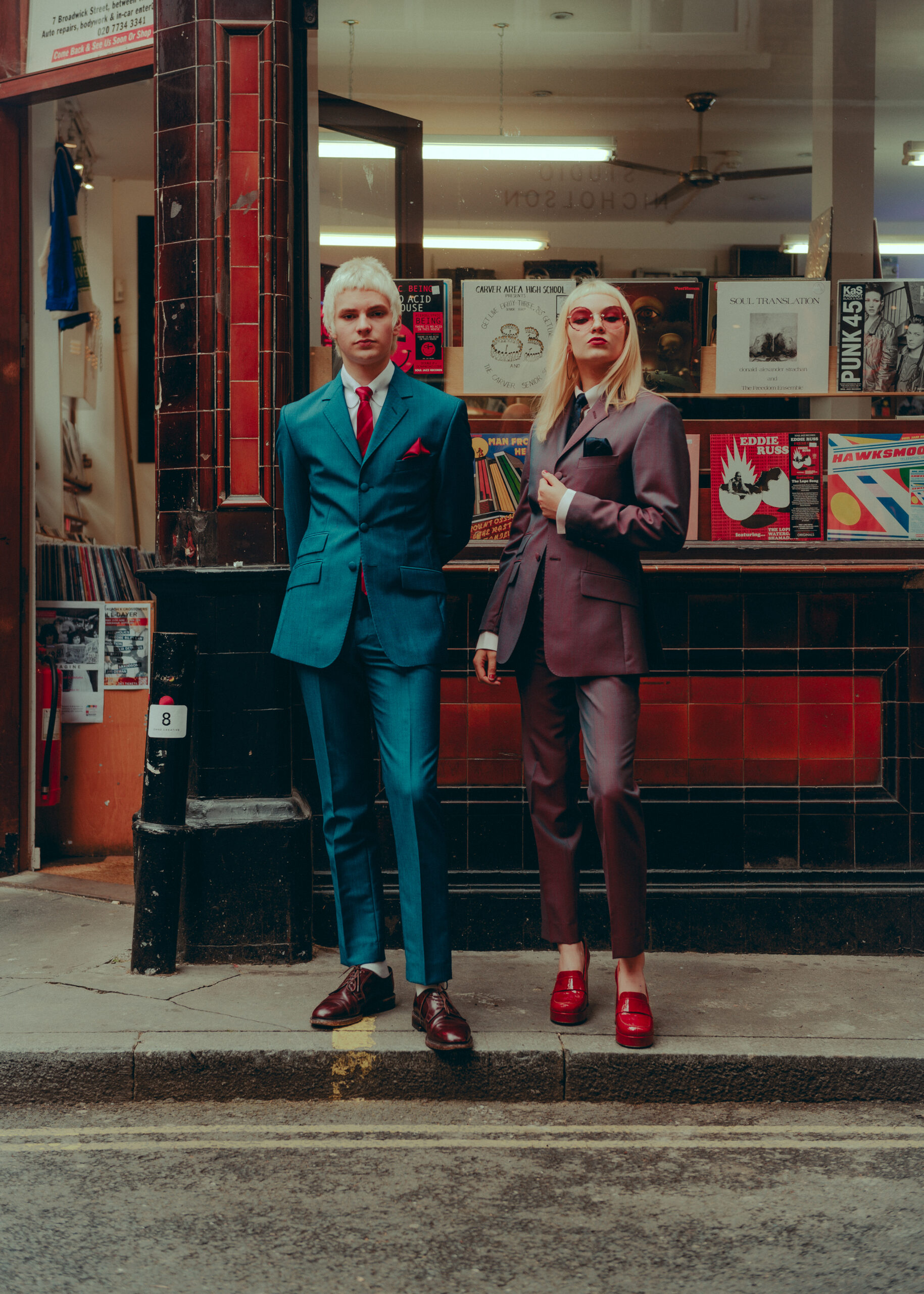 The Molotovs wearing Adam Of London Suits, photographed by Kane Layland