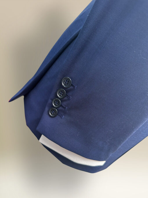 The Electric Blue Mohair Bogart Style Double Breasted Suit - Image 3
