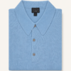 The Sky Blue Short Sleeve Knitted Cotton Polo