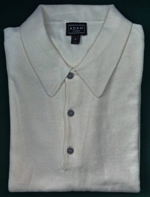 The Cream Short Sleeve Knitted Cotton Polo