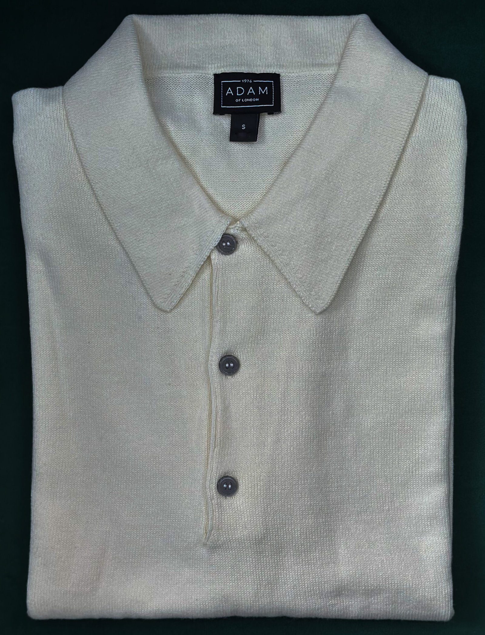 The Cream Short Sleeve Knitted Cotton Polo