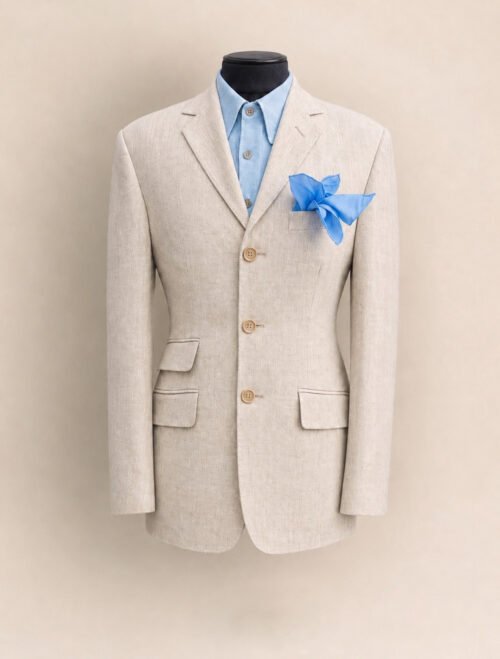 The Natural Colour Linen Jacket