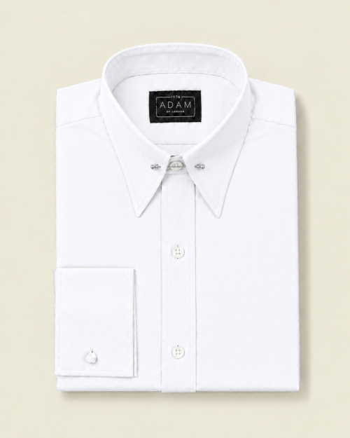 The White Spear Pin Through Collar Shirt