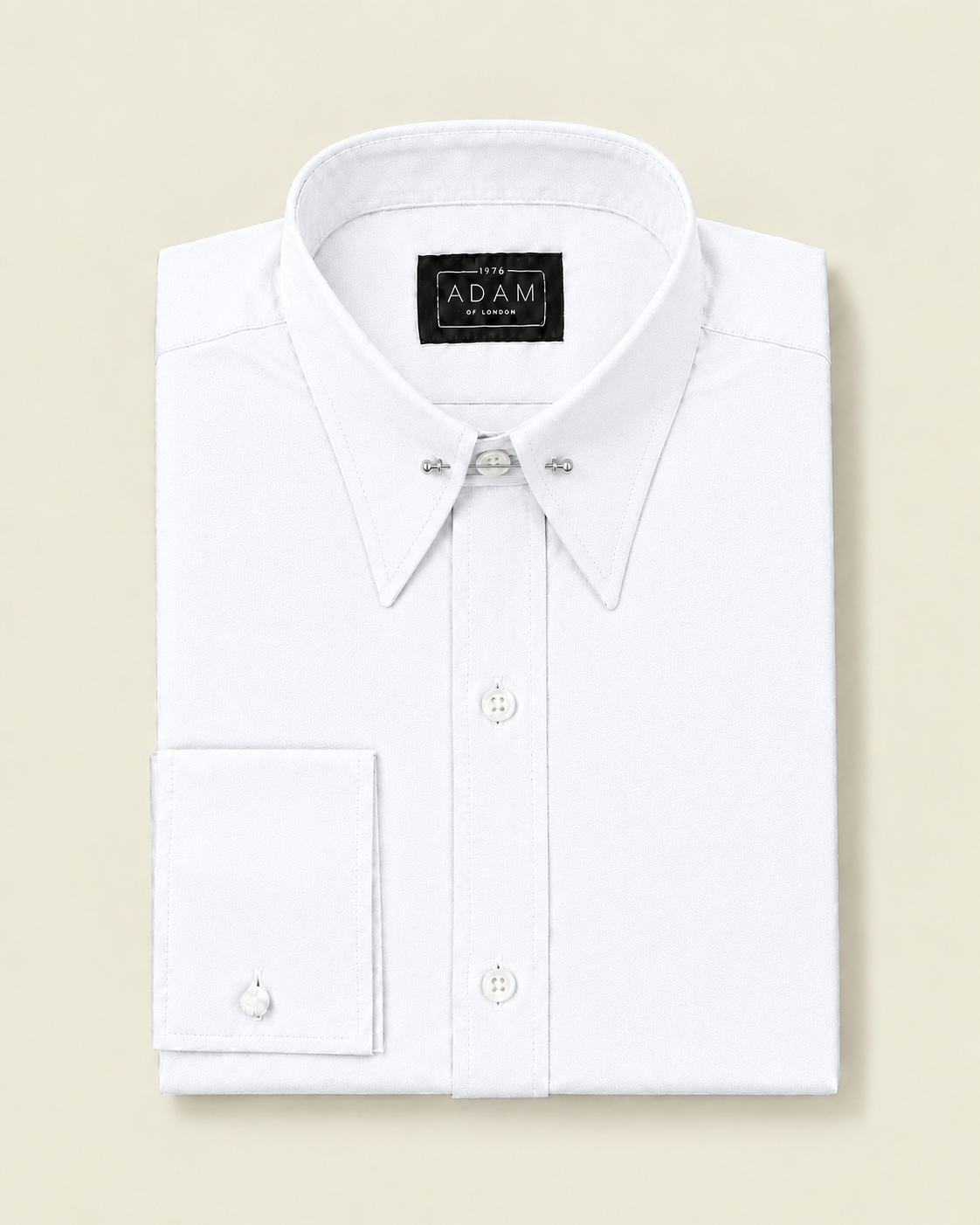 The White Spear Pin Through Collar Shirt