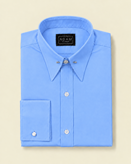 The Blue Spear Pin Through Collar Shirt