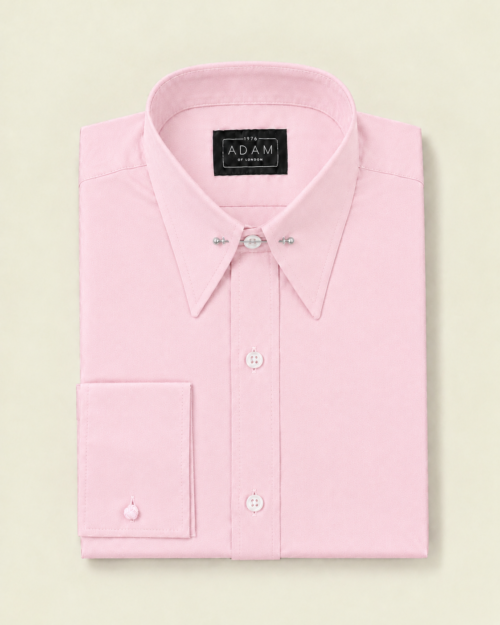 The Pink Spear Pin Through Collar Shirt