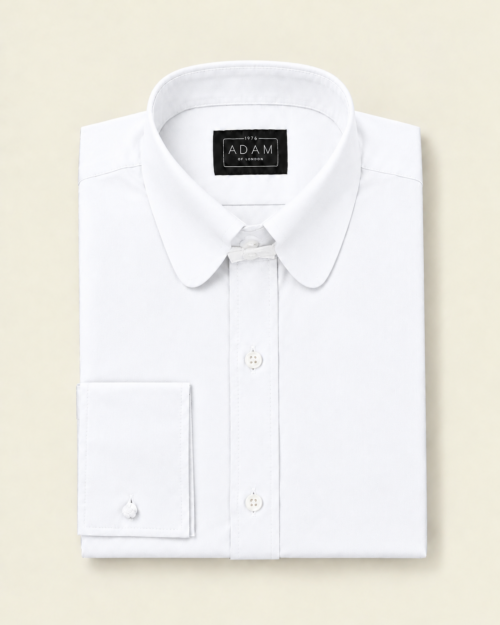 The White Tab Collar Shirt
